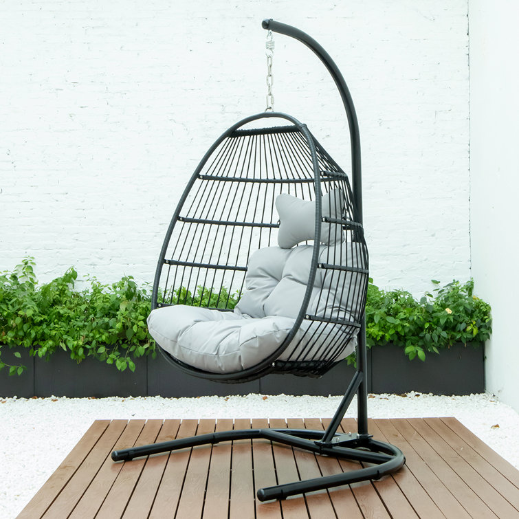 Bloomsbury Market Hightsville Swing Chair with Stand Wayfair.co.uk